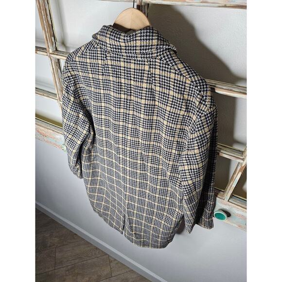 M.I.H Tweed Double Breasted Coat with pockets size Large - Picture 12 of 15